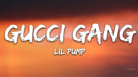 gucci gucci gucci gang|Gucci gang Gucci gang lyrics.